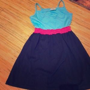 Dress navy blue and blue Hanna Anderson